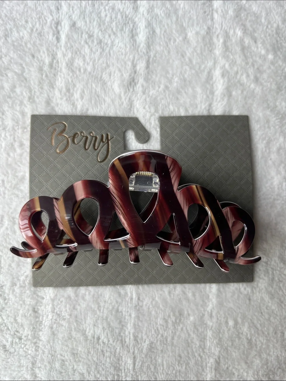 Berry Hair Claw Clips